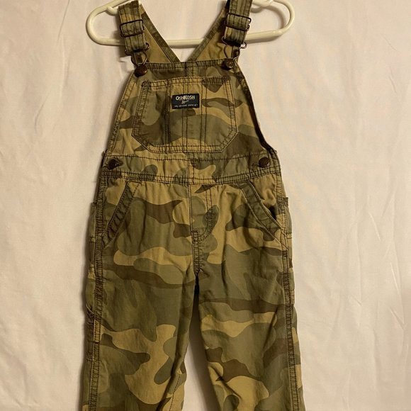 OshKosh B'gosh Other - OshKosh Camo Overalls  18 Months Very Good Condition!!